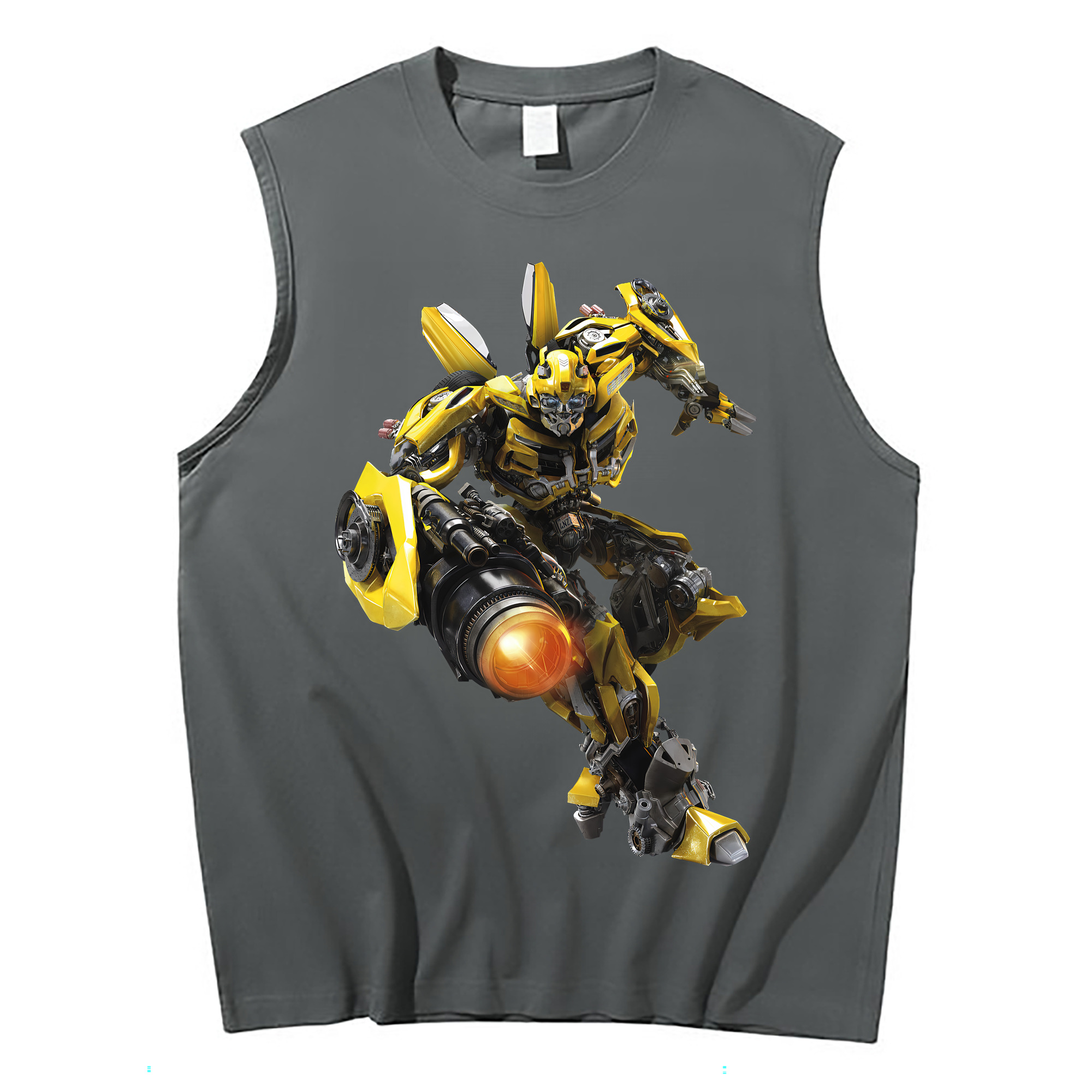 （画像用） Transformers トランスフォーマー コットン100％タンクトップ（フロントプリント）